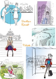 Dorothea Renault Illustrations In The City Featuring More Joseph 