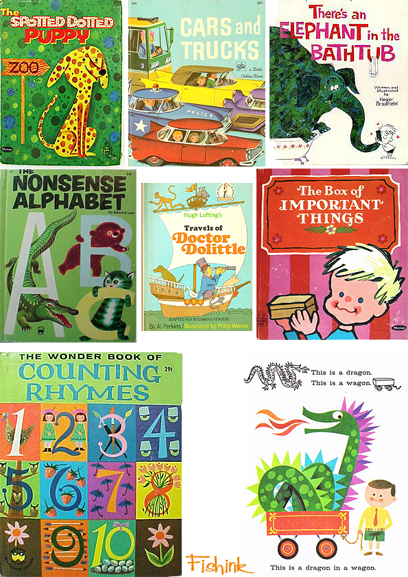 Fishinkblog 6720 Vintage Kid's Books 20