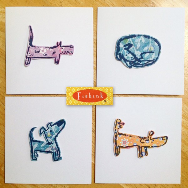 Fishink 3D Dog Cards 1