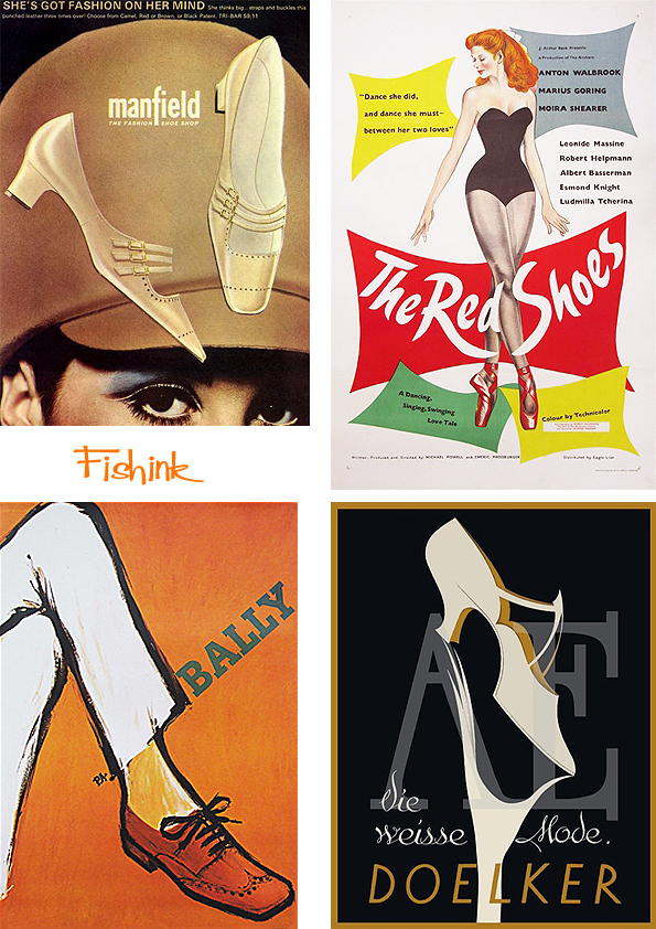 Fishinkblog 9662 Vintage Shoe Posters 6